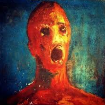 anguished man painting Roblox decal