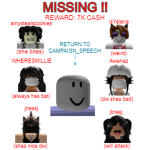MISSING ! !