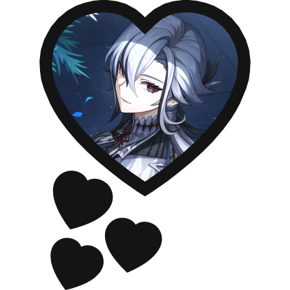 Arlecchino Thinking Hearts Genshin Impact