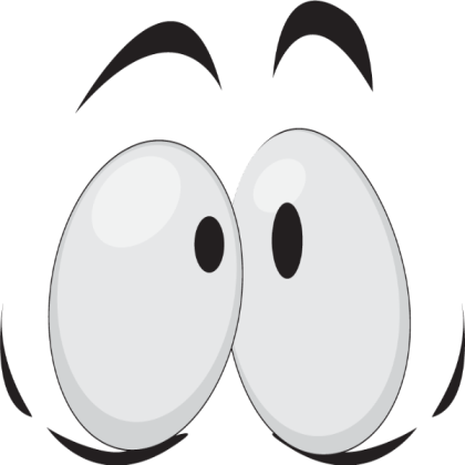Big Cartoon Eyes Roblox decal