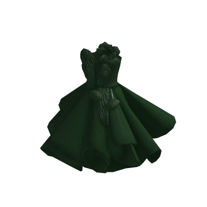 roblox green dress Dark Statement fiona dress to impress