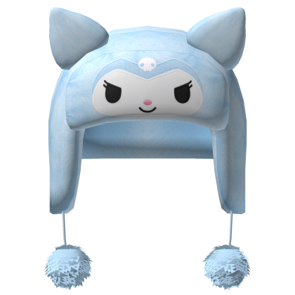 Blue Cute Kuromi Hat