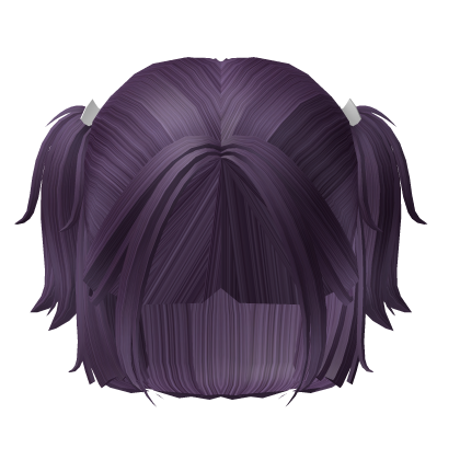 Purple Cheap Bowed Tiny Ponytail Hair Roblox item