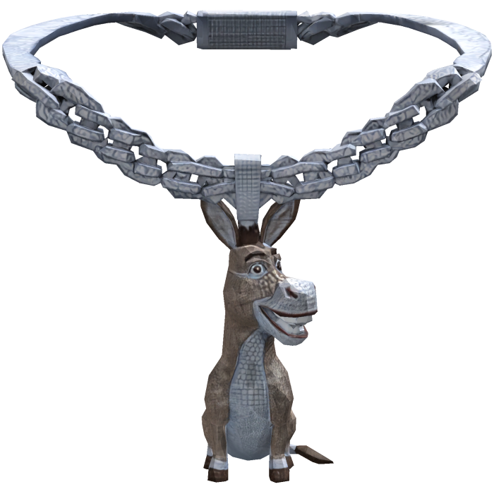 Iced Out Donkey Chain Shrek 1.0