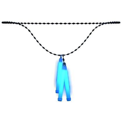 Emissive Glowstick Necklace (Blue)