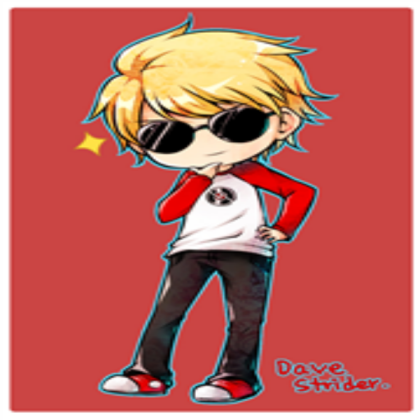 Dave Strider Homestuck Chibi Roblox decal