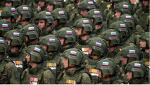 Russia military and special black force