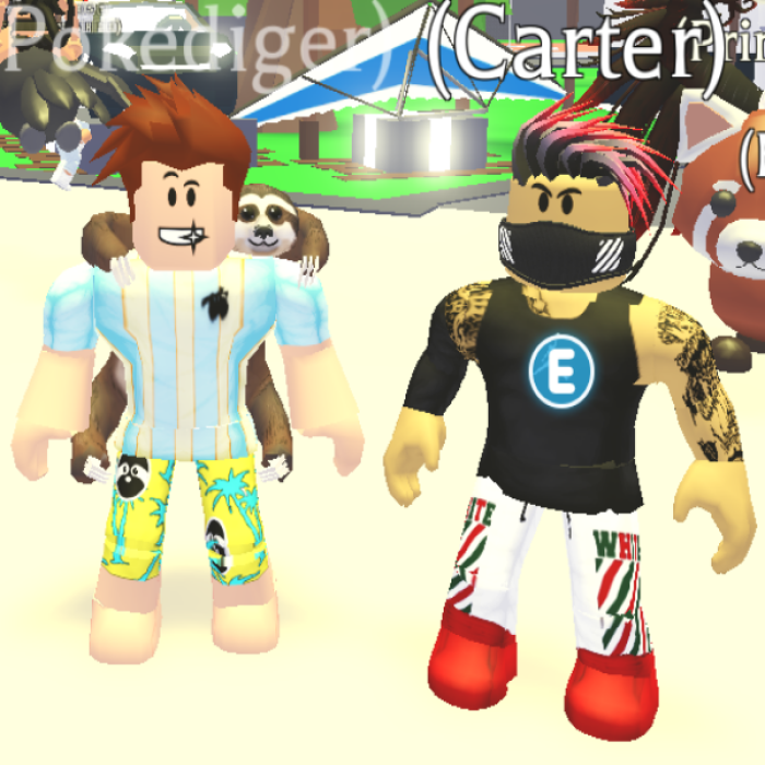 Omg i met poke in adopt me!  Roblox decal