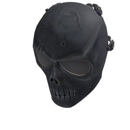 Spooky skull mask (black)