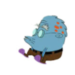 blue spongebob squad