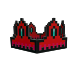 Red 8-bit royal crown