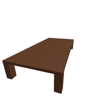 Wooden dinner table
