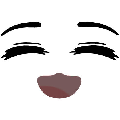 Cute Smile Face (3D Face) Roblox item