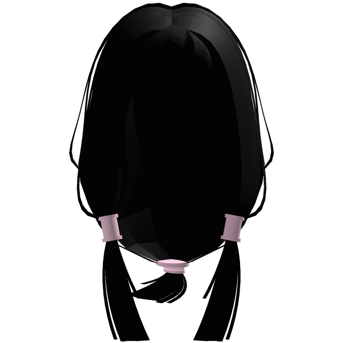 Long Black Anime Hair ♡
