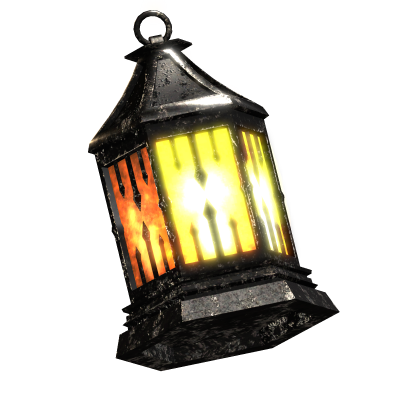 [ EMISSIVE ] Glowing Gravebound Flame Lantern 🎃 Roblox item