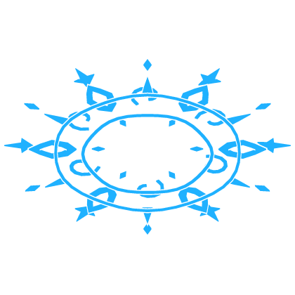 Astral Halo Blue White Roblox item