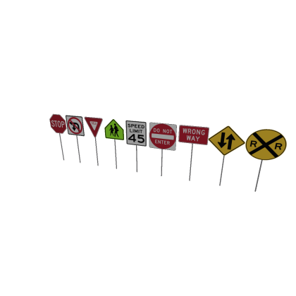 Dinner Driving Style Signs