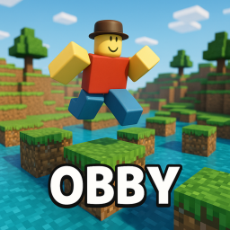 Obby But You're In Minecraft (15 Stages)
