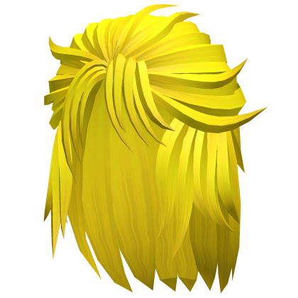 messy yellow samurai anime hair