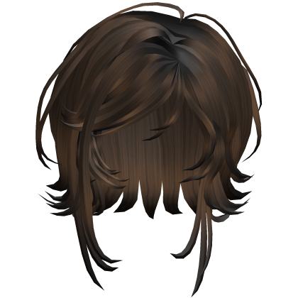 Layered Wispy Fringe Hair - Brown thumbnail