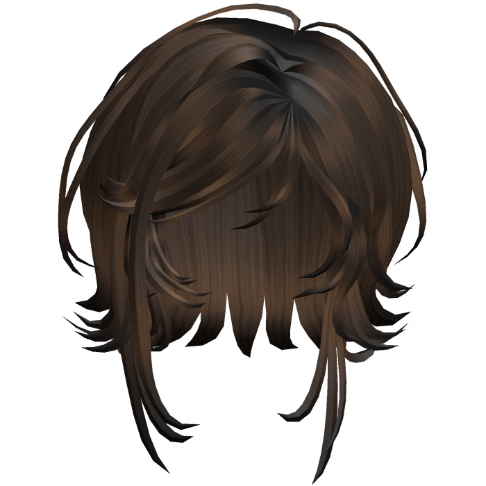 Layered Wispy Fringe Hair - Brown
