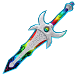 Blue Rainbow Eye of Seer Sword