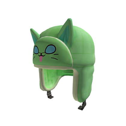 ♡ Green Alien Cat Ushanka