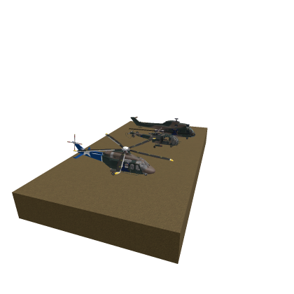 Typical African Air Force Helicopters