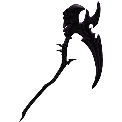 Halloween Dark Purple Horror Bone Skeleton Scythe