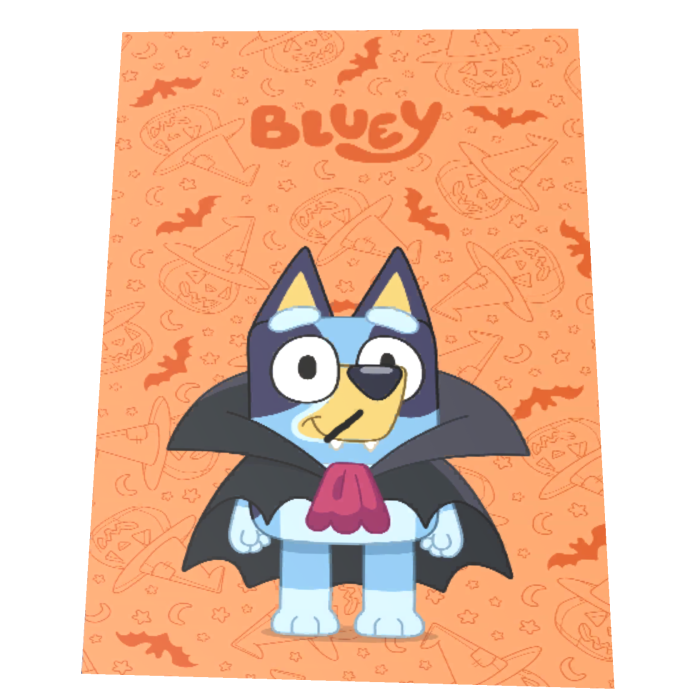 Orange Bluey Halloween Cape