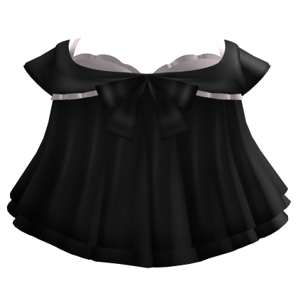 ♡ : pretty black and pink dolly summer dress Roblox item