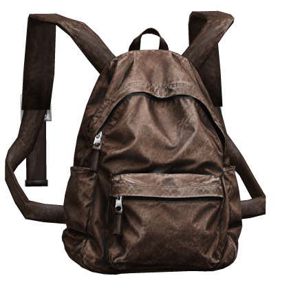 Grunge Emo Brown Backpack