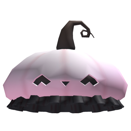 Pink Halloween Pumpkin Hat