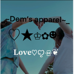 _~Dem’s apparel~_