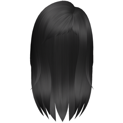 Hair Black Girl with Bangs w/ Side Part Medium cia Roblox item