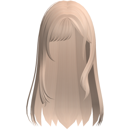 ♡ cosplay long blonde hair Roblox item
