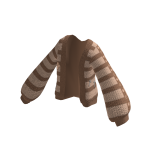 Oversized Brown / Light Brown Y2k Sweater