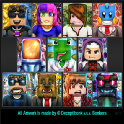 Minecraft Youtuber Collection Roblox decal