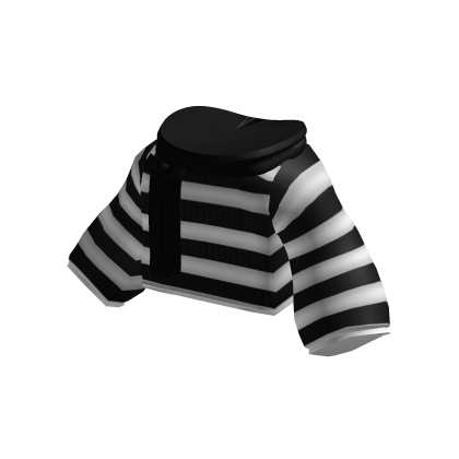♡꒰ cozy black striped oversized sweater & scarf thumbnail