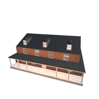 Unfinished House Model (Large Suburban Home