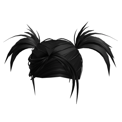 Mall Goth Scene Pigtails Black Roblox item