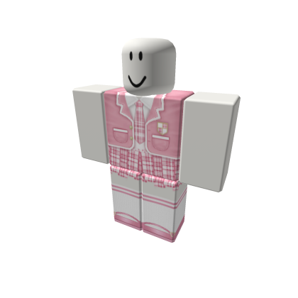 🌸 Pastel Pink School Anime Girl uniform