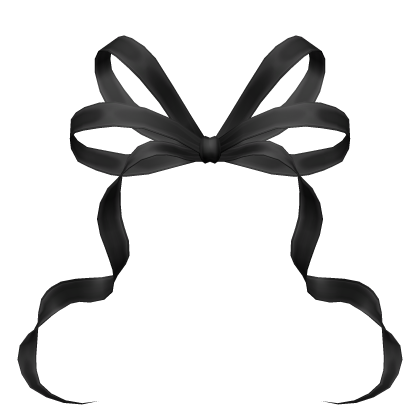 Black Fascinators Galore Hair Bow Roblox item