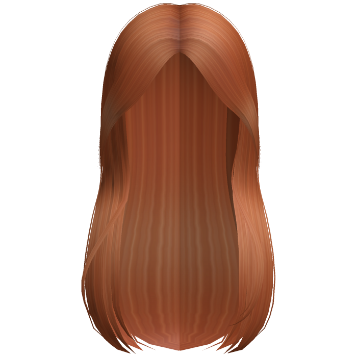 Ginger Straight Hair with Curtain Bangs