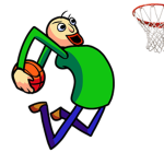 Baldi plays basketball studios