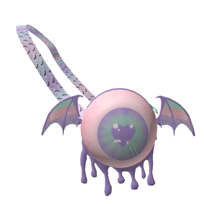1.0 Pastel Goth Bat Eyeball Purse Halloween