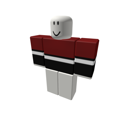 Black half red ❤️ V2 (with a white stripe)