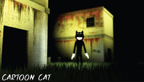 cartoon cat suvival western 