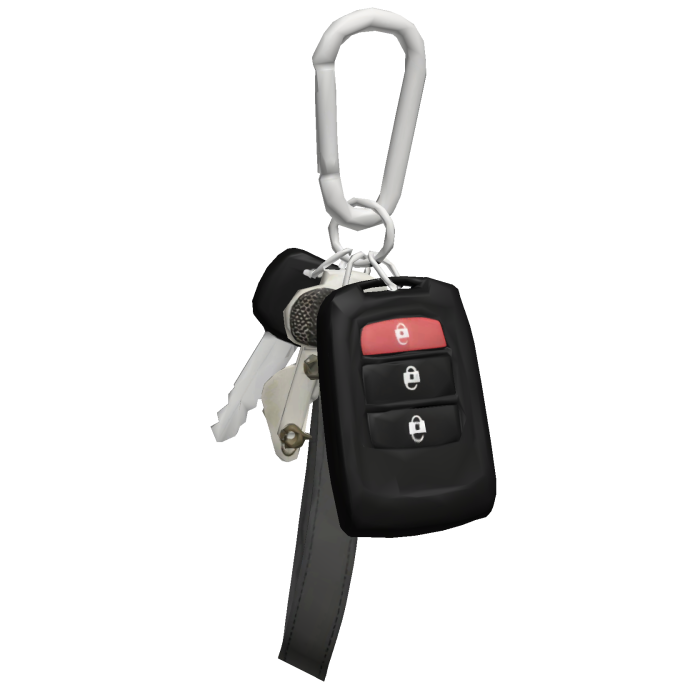 Black Gadget Keychain