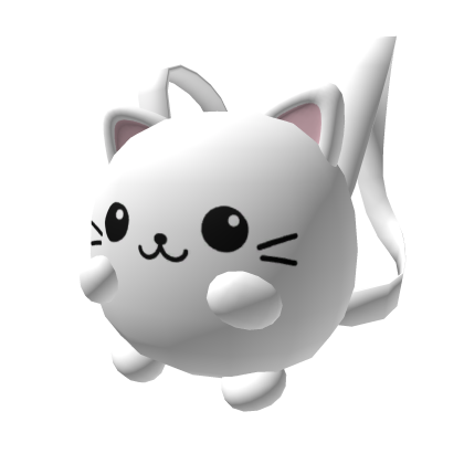 [3.0 version] Cute White Cat Backpack thumbnail